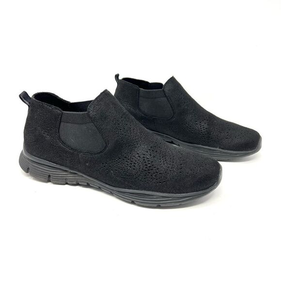 Skechers Seager Rooky Short Double Gore Medalian Laser Cut Chelsea Bootie 9.5 - Picture 11 of 11